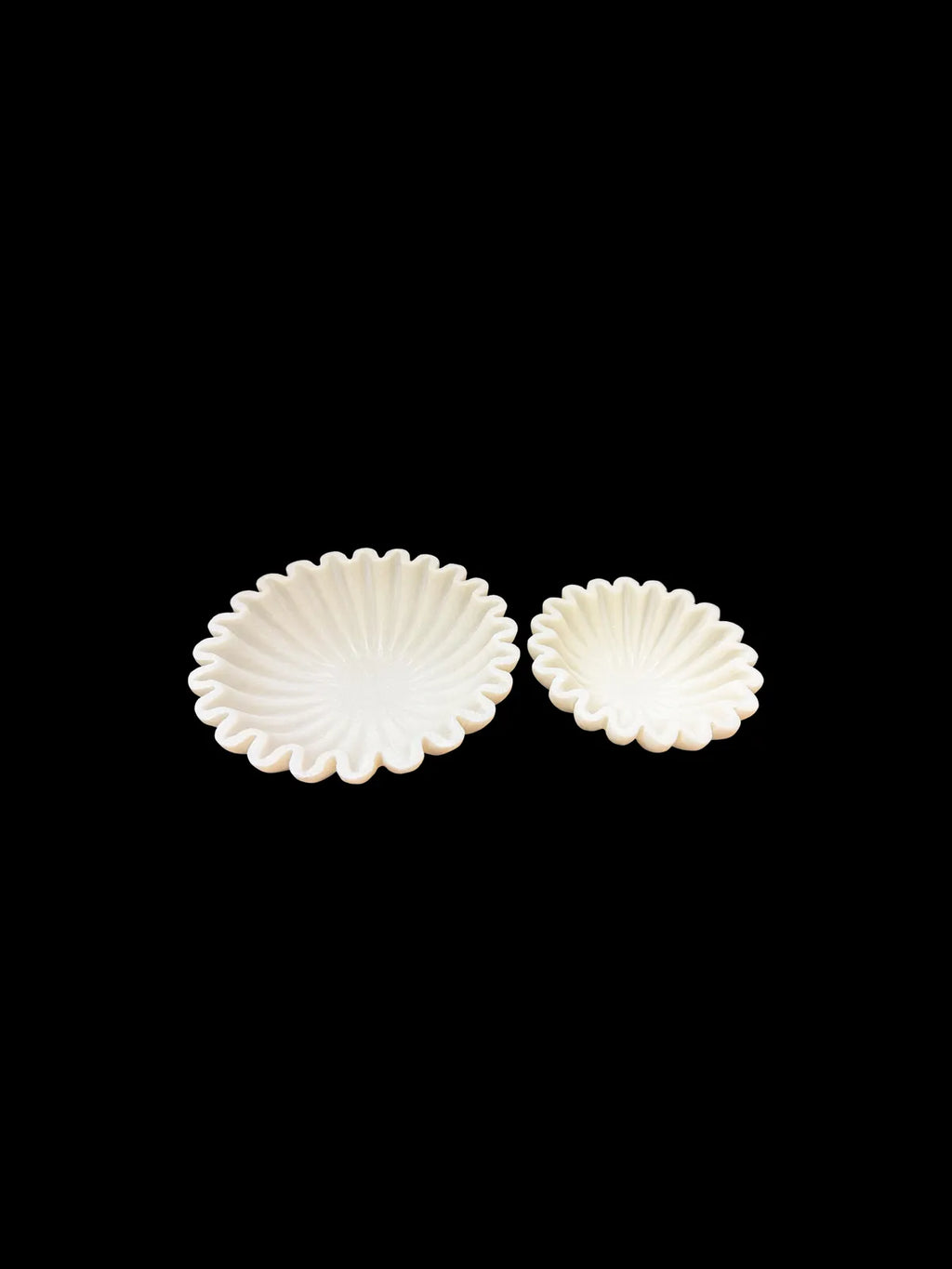 Tvishara Handcrafted 6/8-Inch Makrana White Marble Urli Bowl | Premium Indian White Marble Multipurpose Decorative Urli For Floating Candles, Flowers And Luxury Home Decor