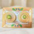 Handcrafted Banswara Marble Decorative Tray Set With Twin Storage Bowls - Luxury Home Decor, Serving And Organization Solution