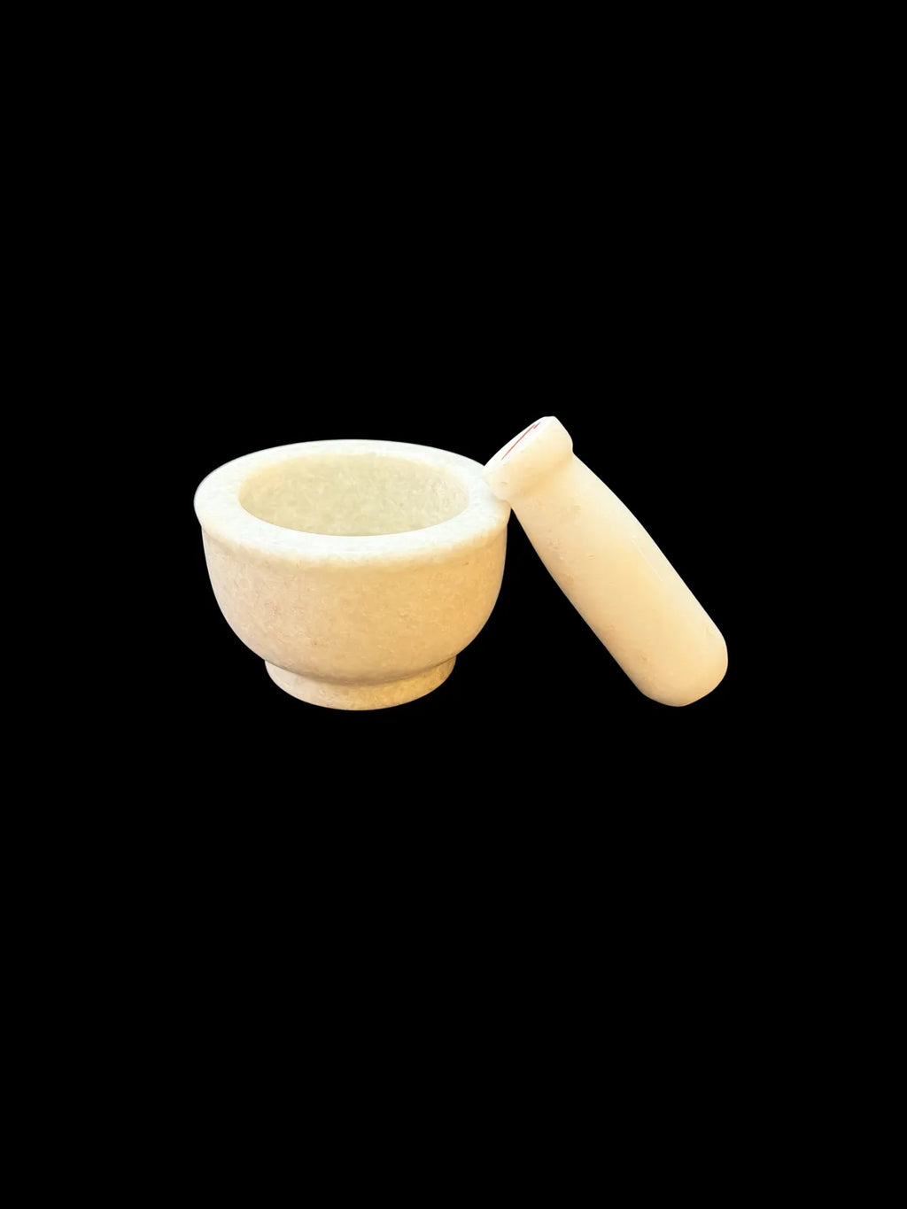 Handcrafted Indian White Marble Mortar And Pestle - Traditional Stone Spice Grinder For Authentic Flavors