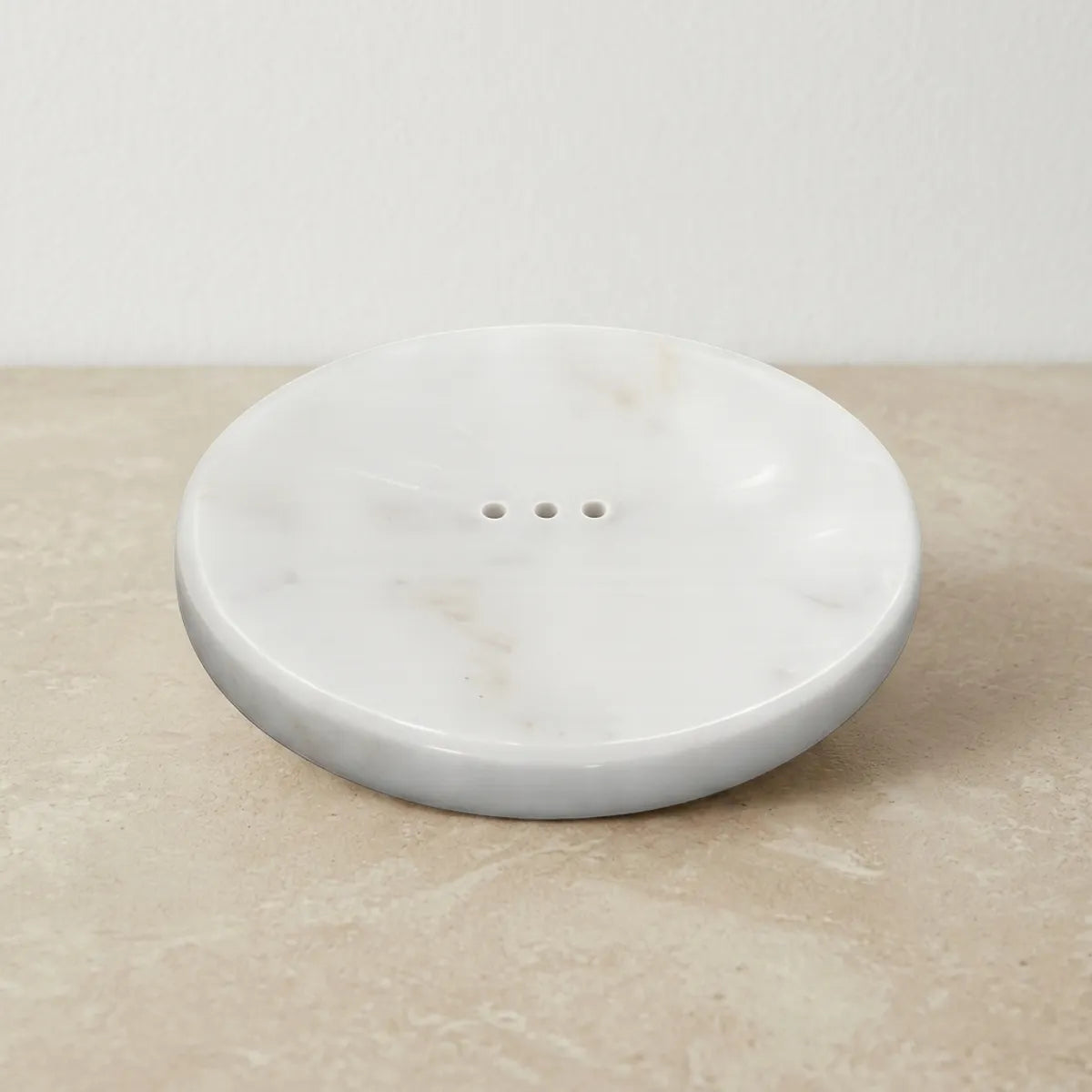 Set Of 2 Banswara Marble Soap Holders | Premium White Marble Soap Tray | Bathroom Organizer, Vanity Accessory, Luxury Home Decor And Gift Item